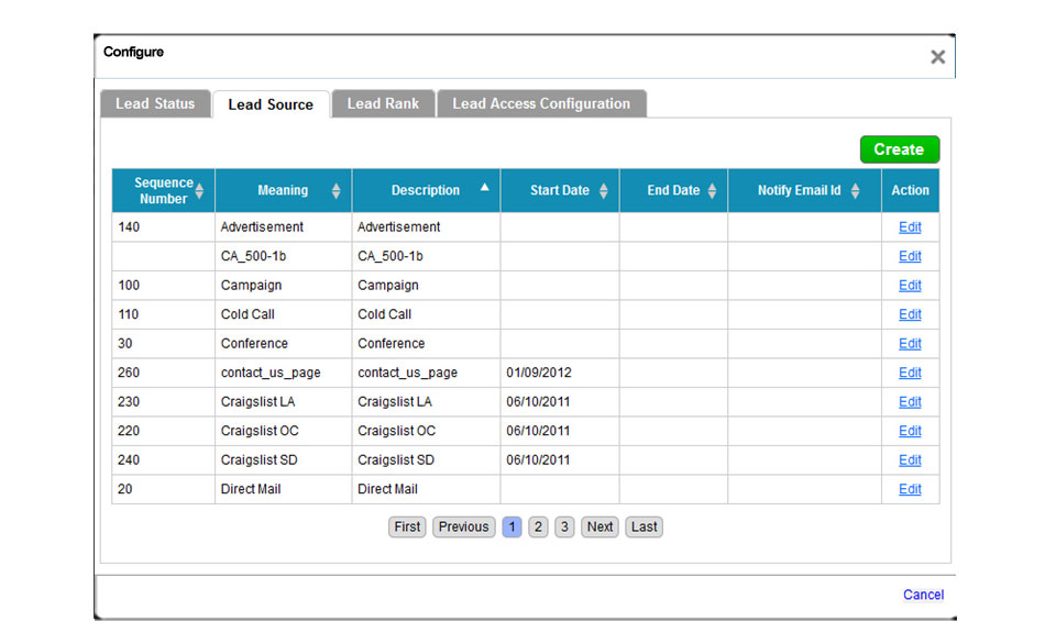 Customize leads app
